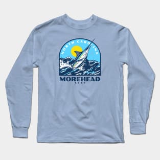 Morehead City, NC Marlin Fishing Long Sleeve T-Shirt